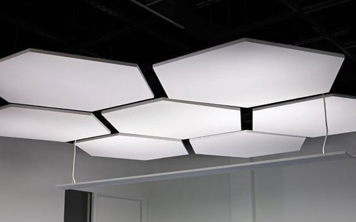 Hexagon Cloud Quietspace White or Black