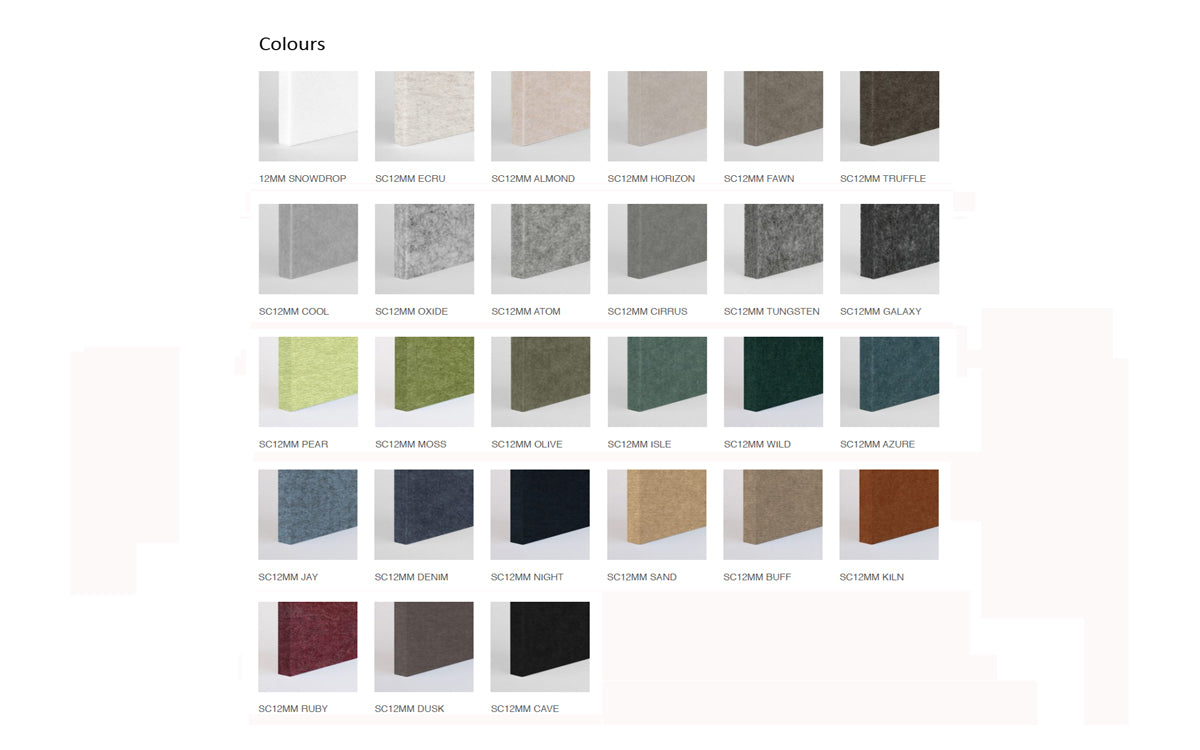Ecoustic Sculpt 12mm COFFERED Tile