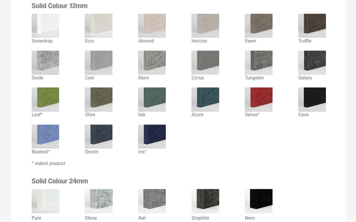Ecoustic Banner Solid Colour 200
