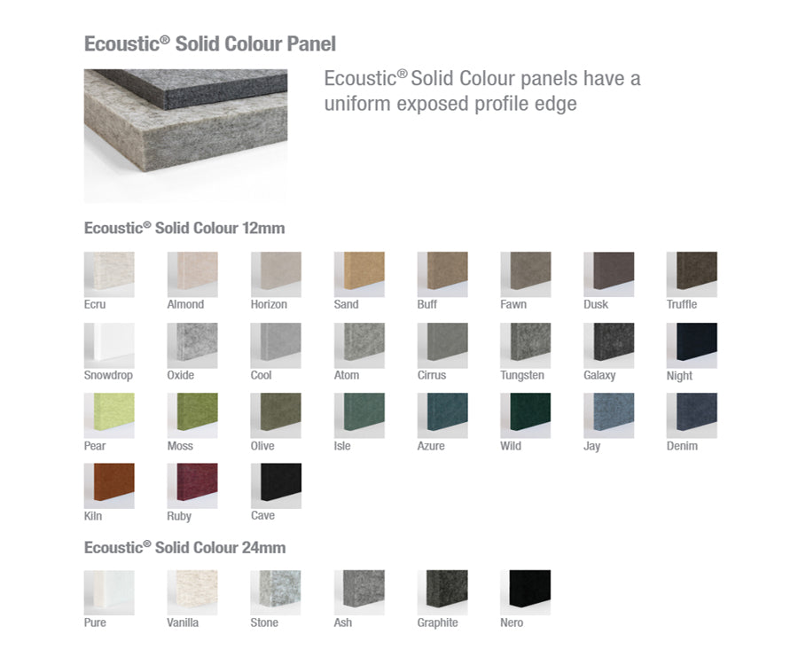 Ecoustic APEX Solid Colour 12mm