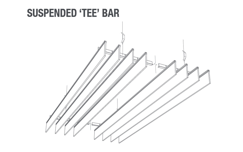 Ecoustic Baffle Suspension options