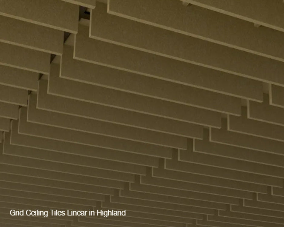 Linear Grid Ceiling Tile