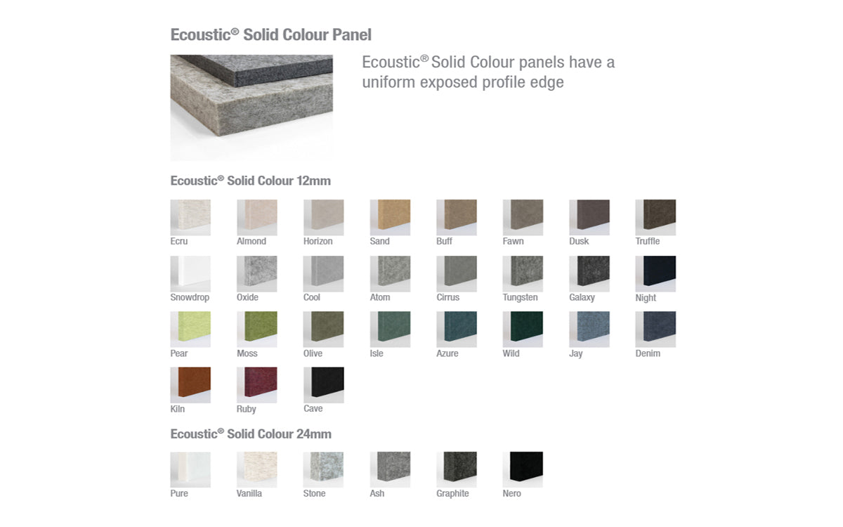 Ecoustic APEX Solid Colour 12mm