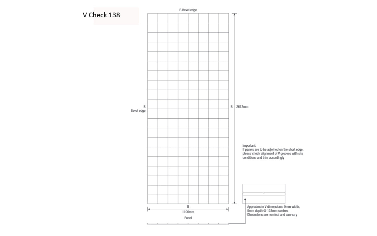 Ecoustic V Check Panel
