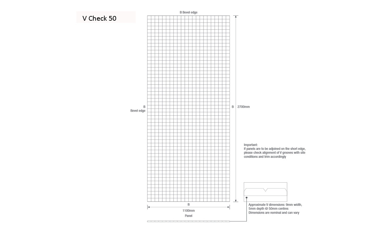 Ecoustic V Check Panel