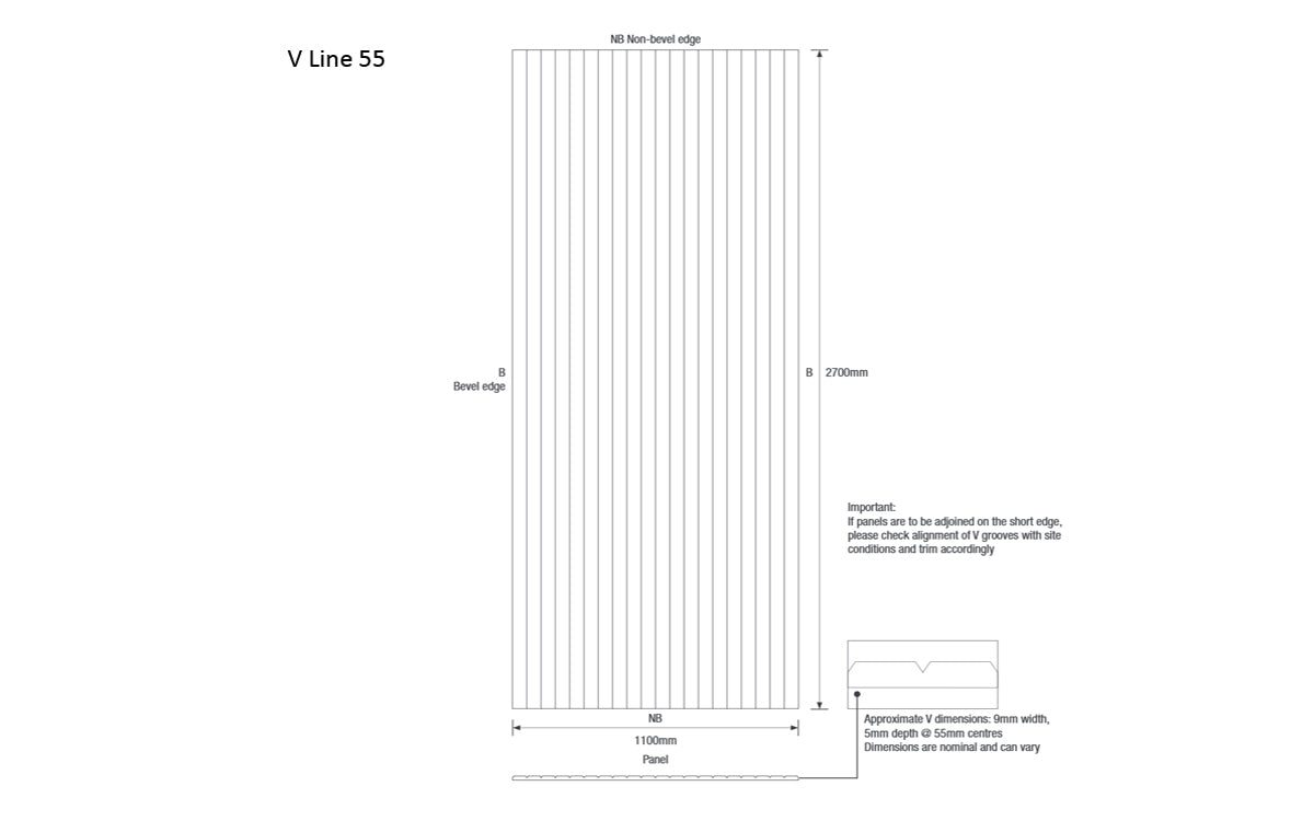 Ecoustic V Line Panel