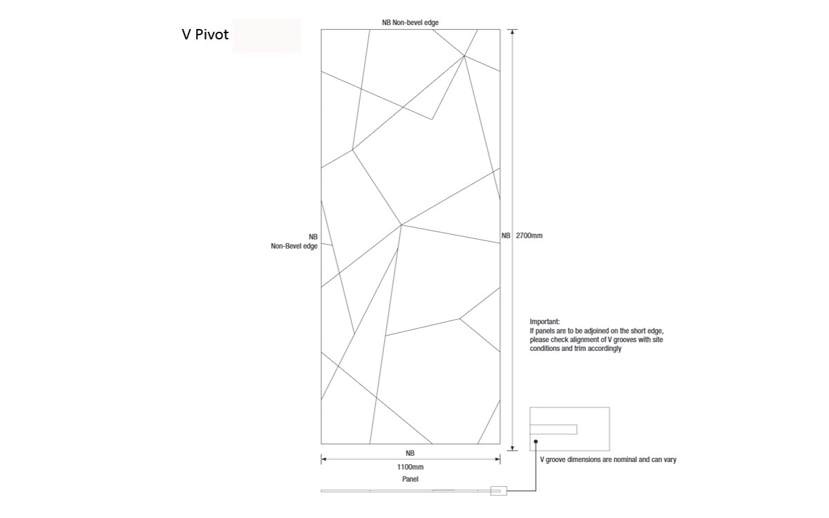 Ecoustic V Pivot Panel