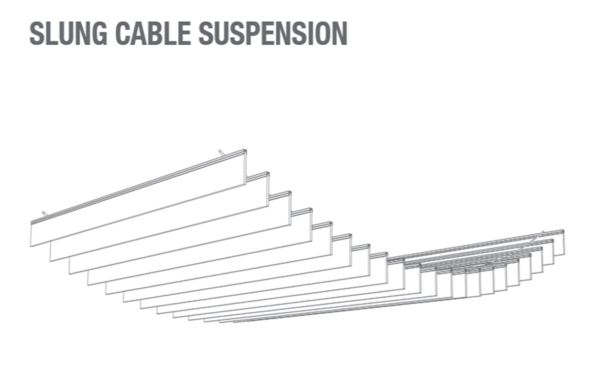 Ecoustic Baffle Slung Cable Installation Set