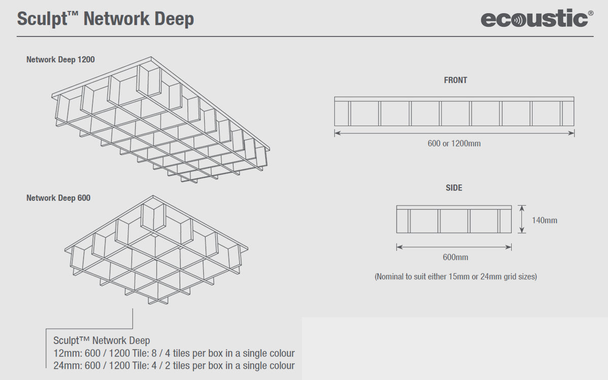 Ecoustic Sculpt 24mm NETWORK Deep